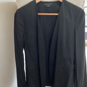 Black Linen Theory Blazer
